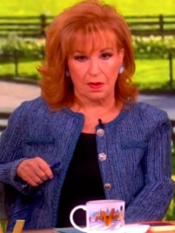 The-View-Joy-Behar-Blue-Braided-Trim-Jacket.jpg The View Joy Behar Blue Braided Trim Jacket - Image 1