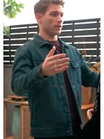 The Young and the Restless 2026 Lucas Adams Teal Green Denim Shirt Jacket