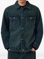 The Young and the Restless 2026 Lucas Adams Teal Green Denim Shirt Jacket - Image 2