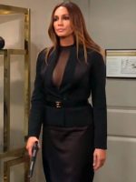 The Young and the Restless 2026 Tina Casciani Black Belted Jacket