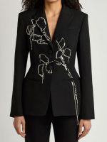 Vanderpump Rules S12 Lisa Vanderpump Black Embellished Blazer - Image 2