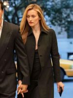 Carolyn Bessette Love Story Black Trench Coat New