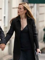 Carolyn Bessette Love Story Black Trench Coat