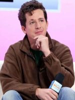 Charlie Puth 2026 Brown Jacket