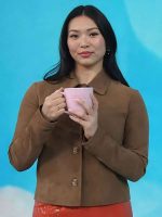 Chloe Kim Today 2026 with Jenna And Sheinelle Brown Jacket
