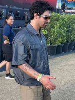Coachella 2026 Joe Jonas Grey Jacket
