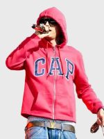 Coachella Central Cee Red Hoodie New