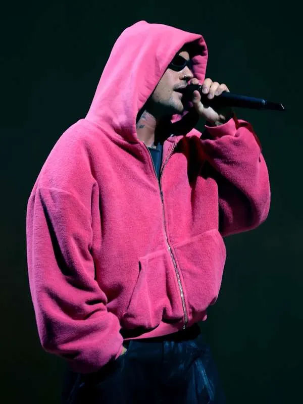 Coachella Justin Bieber Pink Hoodie Coachella Justin Bieber Pink Hoodie New