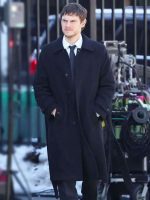 Evan Peters The Beauty Black Wool Coat New