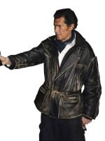 Geoffrey Moore Knightfall 2026 Black Leather Jacket New