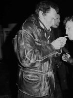 Geoffrey Moore Knightfall 2026 Black Leather Jacket