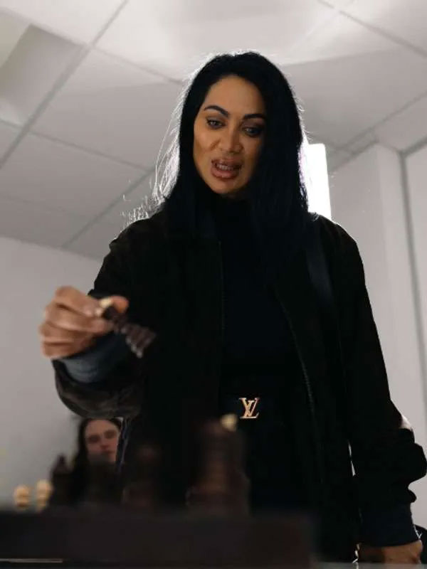 Jeanine Nerissa Sothcott Knightfall 2026 Suede Bomber Jacket Jeanine Nerissa Sothcott Knightfall 2026 Suede Bomber Jacket New