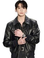Jung Kook Watch Event 2026 Leather Jacket New