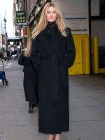 Sarah Pidgeon Love Story Premiere Night Black Coat New