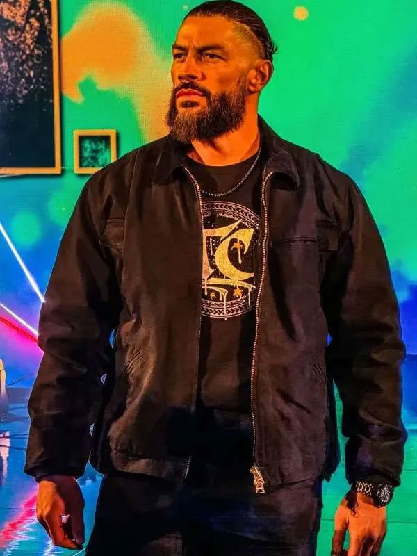 WWE RAW 2026 Roman Reigns Black Jacket WWE RAW 2026 Roman Reigns Black Jacket New