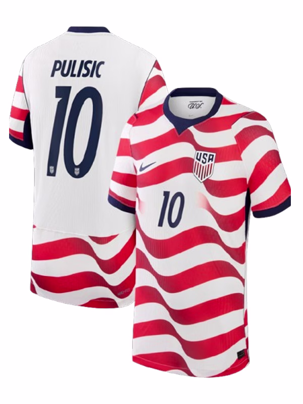 333-1.avif Christian Pulisic White USMNT 2026 Home Match Jersey - Image 1