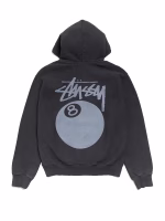 8 Ball Garment Dyed Hoodie