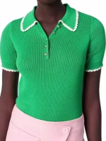 Access Hollywood 2025 Zuri Hall Green Polo Shirt - Image 2