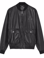 Alison Victoria Sin City Rehab Bomber Leather Jacket - Image 2