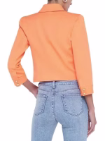 America’s Newsroom Dana Perino Orange Twill Jacket - Image 3