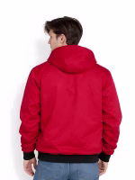Vintage Carhartt Red Hooded Bomber Jacket - Image 4