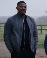 Back in Action Jamie Foxx Grey Jacket - Image 4