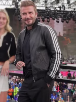 David Beckham World Cup 2026 Leather Track Jacket - Image 2