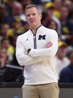 Dusty May Michigan Wolverines Half-Zip Sweatshirt
