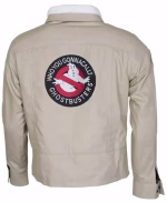 Ghostbusters Beige Cotton Jacket With Logo - Image 2