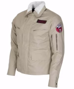 Ghostbusters Beige Cotton Jacket With Logo