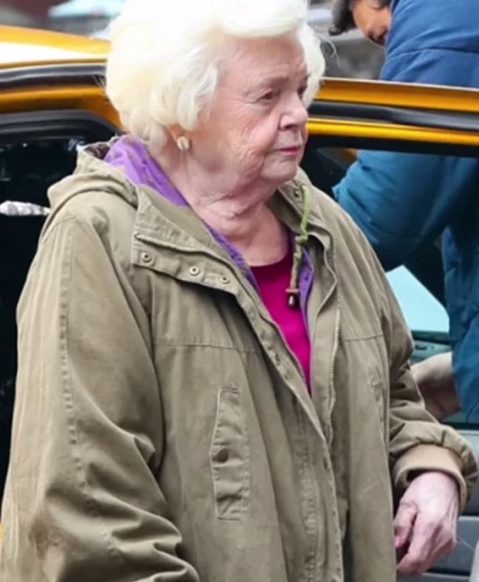 June-Squibb-Eleanor-the-Great-Green-Coat.avif June Squibb Eleanor the Great Green Coat - Image 1