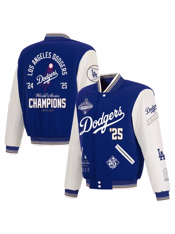 Los-Angeles-Dodgers-2025-World-Series-Champions-Varsity-Jacket.avif Los Angeles Dodgers 2025 World Series Champions Varsity Jacket - Image 1