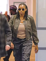 Alison Victoria Sin City Rehab Bomber Leather Jacket - Image 4