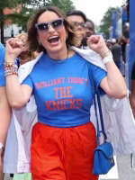 Mariska Hargitay Brilliant Thing The Knicks Shirt - Image 2