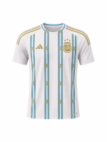 Messi Argentina Gold Stripe Jersey 2026