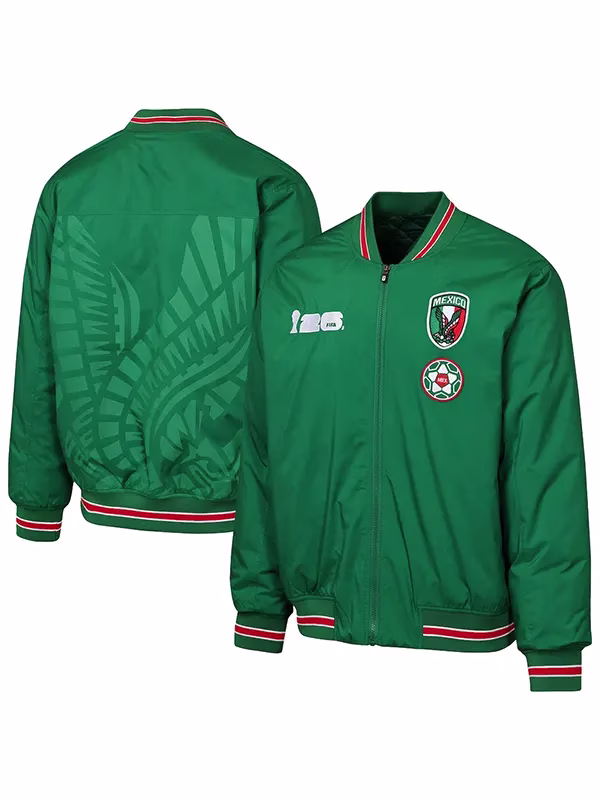 Mexico-Road-to-Victory-Jacket.avif Mexico World Cup 2026 Road to Victory Flight Jacket - Image 1