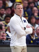 Dusty May Michigan Wolverines Half-Zip Sweatshirt - Image 3