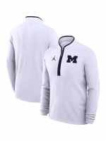 Dusty May Michigan Wolverines Half-Zip Sweatshirt - Image 5