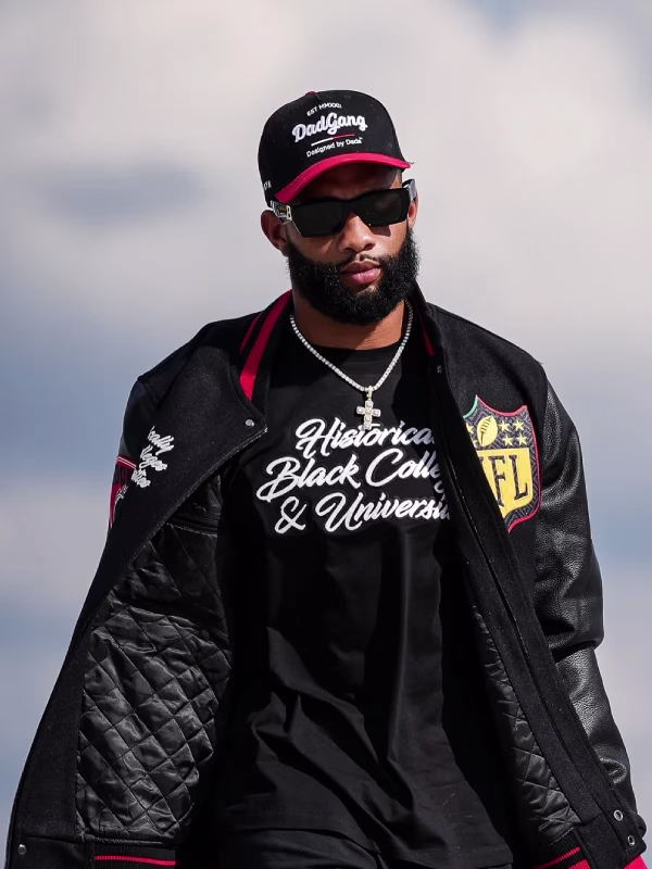 NFL-HBCU-KhaDarel-Hodge-varsity-jacket.avif KhaDarel Hodge HBCU Jacket - Image 1