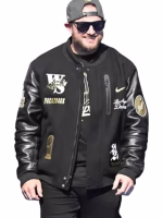 Nike Dodgers World Series Letterman Jacket - Image 8
