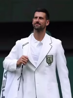 Novak Djokovic Wimbledon White Blazer