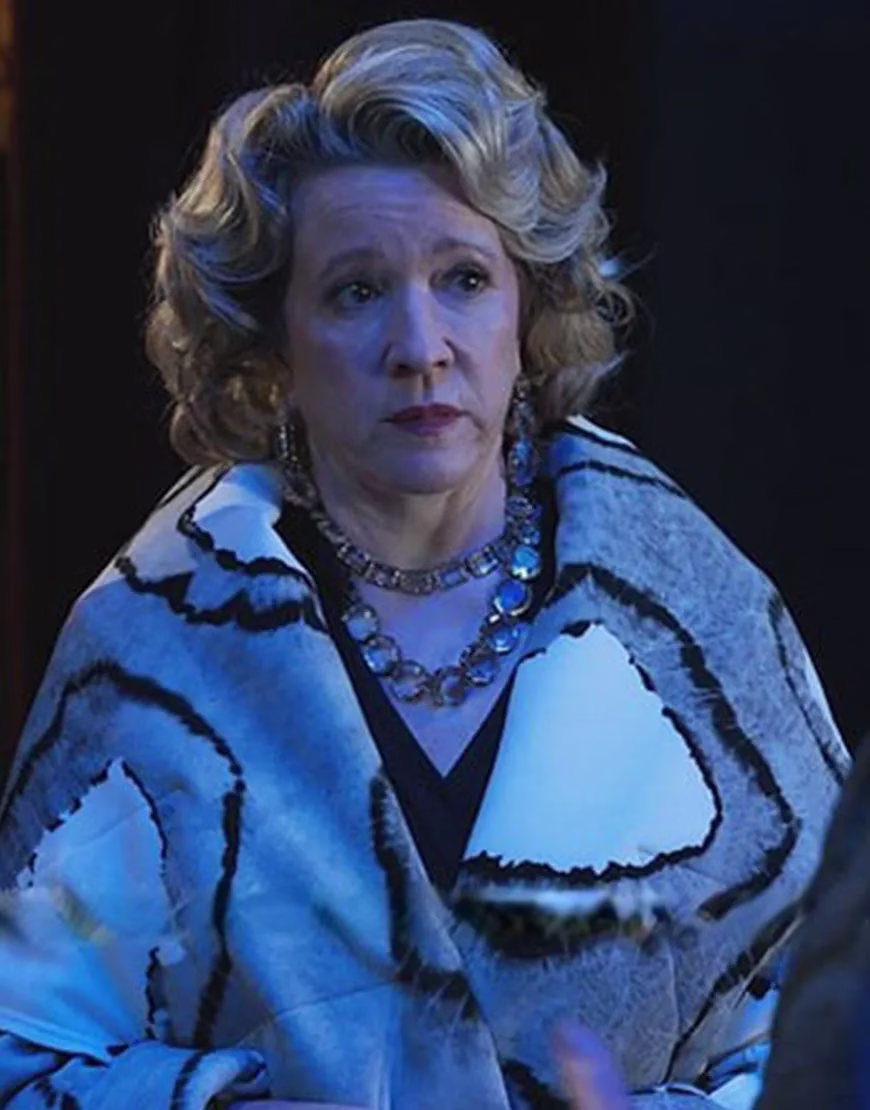 Only-Murders-In-The-Building-S03-Linda-Emond-Wrap-Coat.avif Only Murders In The Building S03 Linda Emond Printed Wrap Coat - Image 1