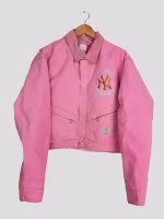 Vintage Carhartt x NY Yankees Crop Jacket - Image 3