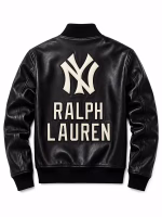 Polo Ralph Lauren Yankees Leather Jacket - Image 2