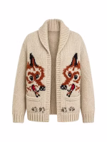 Project Hail Mary Ryan Gosling Wolf Cardigan - Image 2
