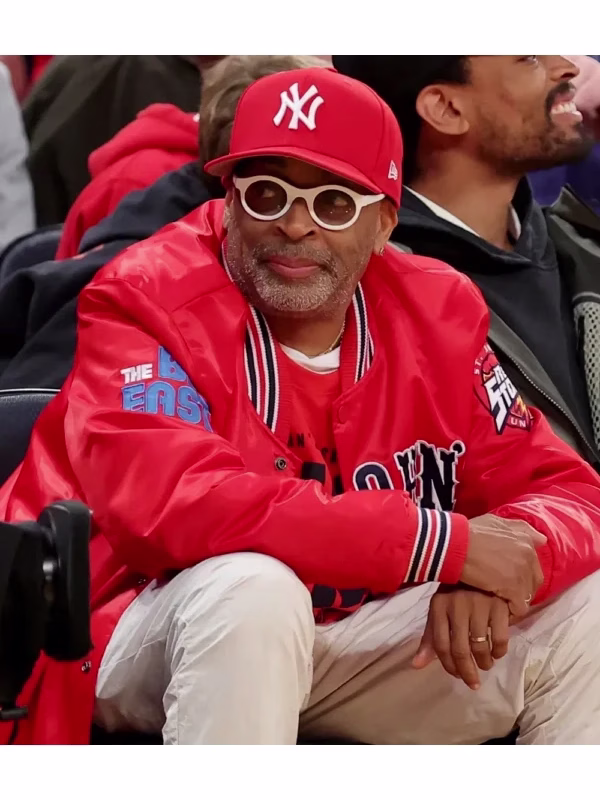 Spike-Lee-St-Johns-University-Starter-Jacket-Red.avif Spike Lee St John’s University Jacket - Image 1