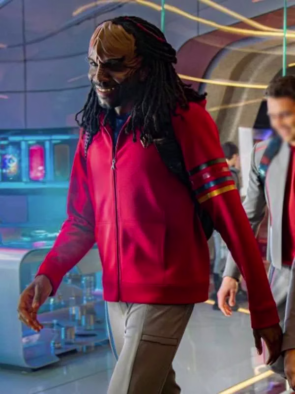 Star-Trek-Starfleet-Academy-2026-Karim-Diane-Red-Hoodie.avif Karim Diane Star Trek Starfleet Academy Red Hoodie - Image 1