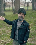 The Lowdown S01 Peter Dinklage Black Leather Jacket - Image 3
