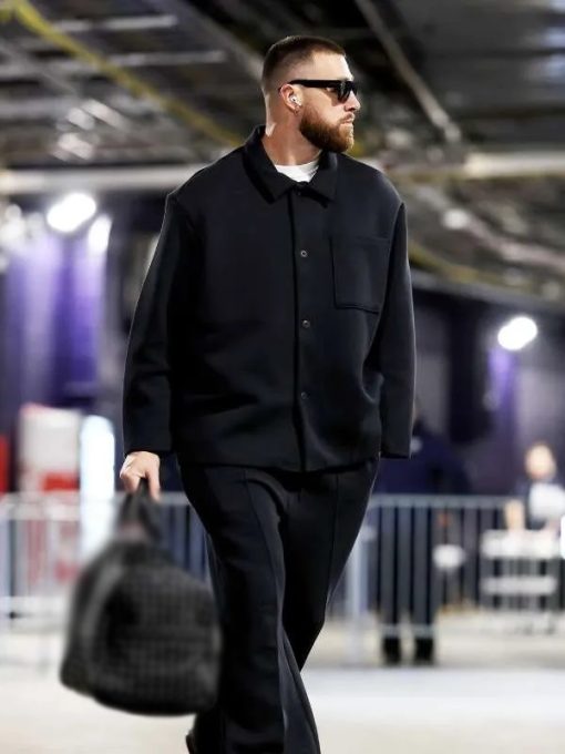 Travis-Kelce-Black-Suit-510x680 Travis Kelce Black Suit | Foxborough Kelce's All-Black Suit - Image 1