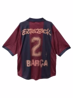 CJ x Nike x FC Barcelona Retro 2000/01 Home Skeleton Jersey - Image 2